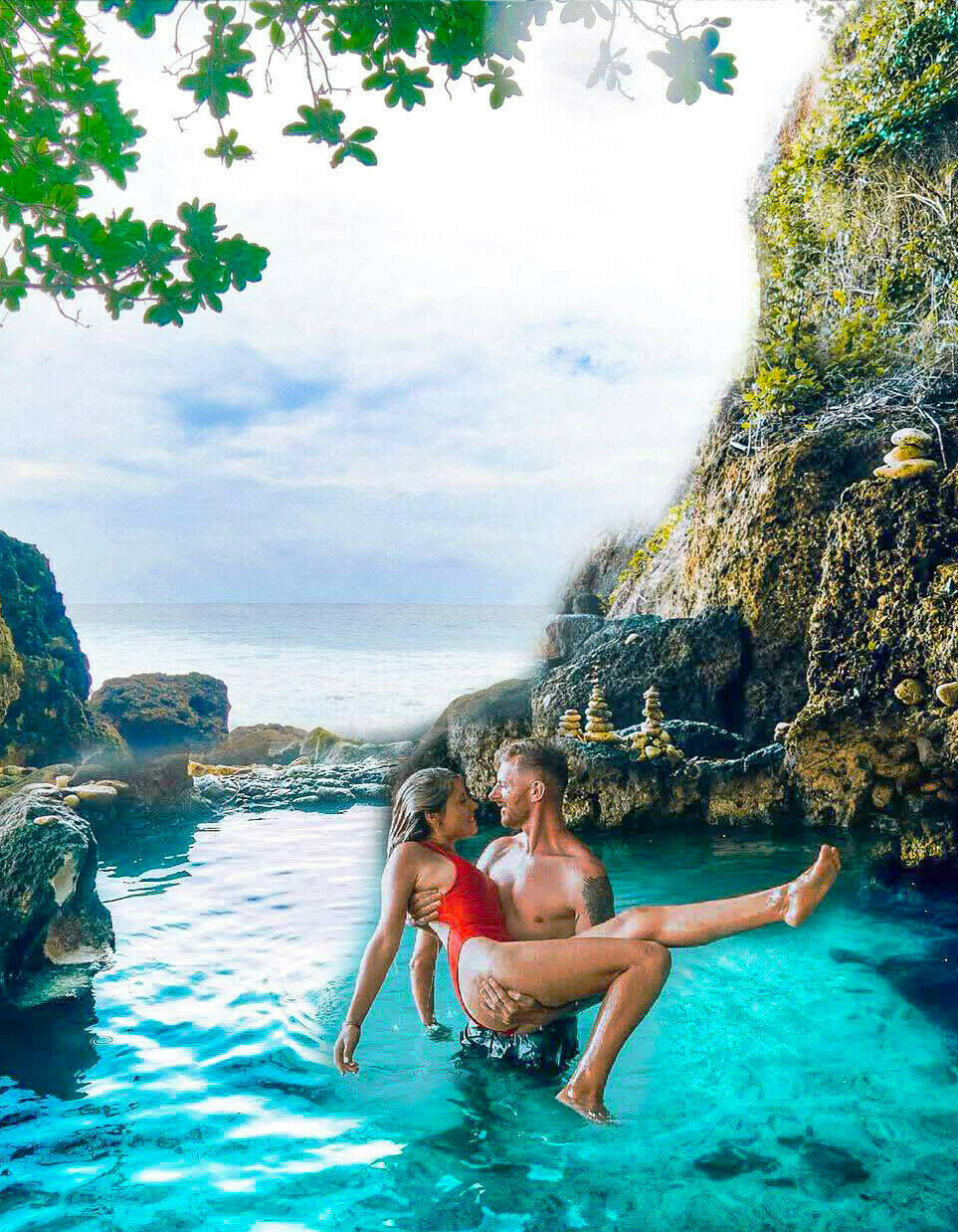 Parte Southern de Nusa Penida